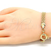 Oro Laminado Basic Bracelet, Gold Filled Style Polished, Golden Finish, 03.319.0010.08 (07 MM Thickness, 8 Inches Length)