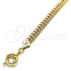 Oro Laminado Basic Bracelet, Gold Filled Style Polished, Golden Finish, 03.145.0009.08 (08 MM Thickness, 8 Inches Length)