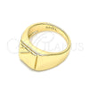 Oro Laminado Baby Ring, Gold Filled Style Polished, Golden Finish, 01.185.0014.03 (Size 3)