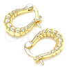 Oro Laminado Small Hoop, Gold Filled Style Polished, Golden Finish, 02.233.0034.12