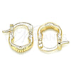 Oro Laminado Small Hoop, Gold Filled Style Polished, Golden Finish, 02.233.0046.12