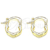 Oro Laminado Small Hoop, Gold Filled Style Polished, Golden Finish, 02.233.0046.12