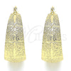 Oro Laminado Medium Hoop, Gold Filled Style Matte Finish, Golden Finish, 02.170.0332.30
