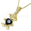 Oro Laminado Pendant Necklace, Gold Filled Style Polished, Golden Finish, 04.380.0008.20 (20 Inches Length)