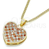 Oro Laminado Pendant Necklace, Gold Filled Style Polished, Golden Finish, 04.94.0036.1.20 (20 Inches Length)
