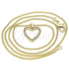 Oro Laminado Pendant Necklace, Gold Filled Style Polished, Golden Finish, 04.94.0039.1.20 (20 Inches Length)