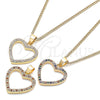 Oro Laminado Pendant Necklace, Gold Filled Style Polished, Golden Finish, 04.94.0039.1.20 (20 Inches Length)