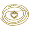 Oro Laminado Pendant Necklace, Gold Filled Style Polished, Golden Finish, 04.94.0040.2.20 (20 Inches Length)