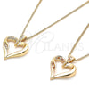 Oro Laminado Pendant Necklace, Gold Filled Style Polished, Golden Finish, 04.156.0351.1.20 (20 Inches Length)