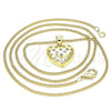 Oro Laminado Pendant Necklace, Gold Filled Style Polished, Golden Finish, 04.156.0353.20 (20 Inches Length)
