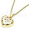 Oro Laminado Pendant Necklace, Gold Filled Style Polished, Golden Finish, 04.156.0353.1.20 (20 Inches Length)