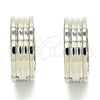 Stainless Steel Huggie Hoop, Polished, Steel Finish, 02.230.0053.20
