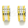 Stainless Steel Huggie Hoop, Polished, Two Tone, 02.230.0034.1.20