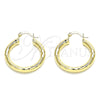 Oro Laminado Medium Hoop, Gold Filled Style Polished, Golden Finish, 02.170.0262.30
