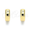 Oro Laminado Huggie Hoop, Gold Filled Style Polished, Golden Finish, 02.210.0522.15