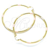 Oro Laminado Extra Large Hoop, Gold Filled Style Polished, Tricolor, 5.134.016.1.70