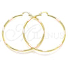 Oro Laminado Extra Large Hoop, Gold Filled Style Polished, Tricolor, 5.134.016.1.70