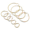 Oro Laminado Extra Large Hoop, Gold Filled Style Polished, Tricolor, 5.134.016.1.70