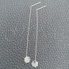 Oro Laminado Stud Earring, Gold Filled Style Angel Design, with White Micro Pave, Polished, Golden Finish, 02.156.0617