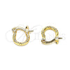 Oro Laminado Small Hoop, Gold Filled Style Diamond Cutting Finish, Golden Finish, 02.96.0088.10