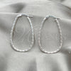 Sterling Silver Medium Hoop, Diamond Cutting Finish, Silver Finish, 02.389.0095.40