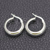 Sterling Silver Small Hoop, Polished, Silver Finish, 02.389.0104.15