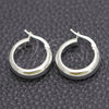 Sterling Silver Small Hoop, Polished, Silver Finish, 02.389.0104.15