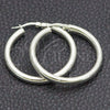 Sterling Silver Medium Hoop, Polished, Silver Finish, 02.389.0107.30
