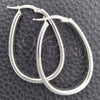 Sterling Silver Medium Hoop, Diamond Cutting Finish, Silver Finish, 02.389.0128.40