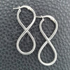 Sterling Silver Medium Hoop, Twist Design, Polished, Silver Finish, 02.389.0167.30