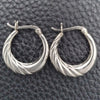Sterling Silver Small Hoop, Polished, Silver Finish, 02.393.0002.20