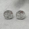 Sterling Silver Stud Earring, Tree Design, Polished, Silver Finish, 02.392.0011