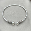 Sterling Silver Individual Bangle, Polished, Silver Finish, 07.395.0003.05 (03 MM Thickness, Size 5 (2.50 Diameter))