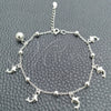 Sterling Silver Charm Bracelet, Dolphin and Ball Design, Polished, Silver Finish, 03.395.0017.07 (03 MM Thickness, 8 Inches Length)