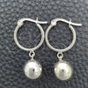 Sterling Silver Small Hoop, Polished, Silver Finish, 02.395.0005.25