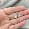 Sterling Silver Dangle Earring, Tree Design, Polished, Silver Finish, 02.397.0014