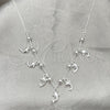 Sterling Silver Fancy Necklace, Dolphin and Ball Design, Polished, Silver Finish, 04.395.0005.18 (05 MM Thickness, 18 Inches Length)