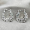Sterling Silver Small Hoop, Polished, Silver Finish, 02.395.0033.20