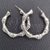 Sterling Silver Medium Hoop, Polished, Silver Finish, 02.395.0045.40