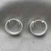 Sterling Silver Small Hoop, Polished, Silver Finish, 02.399.0020.16