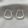 Sterling Silver Small Hoop, Polished, Silver Finish, 02.399.0028.10
