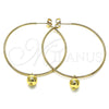 Oro Laminado Medium Hoop, Gold Filled Style Polished, Golden Finish, 02.63.2744.2.50