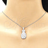 Sterling Silver Fancy Pendant, Pineapple Design, Polished, Raw, 05.398.0006