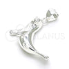 Sterling Silver Fancy Pendant, Polished, Raw, 05.398.0064