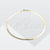Oro Laminado Basic Anklet, Gold Filled Style Polished, Golden Finish, 03.02.0083.10 (03 MM Thickness, 10 Inches Length)
