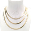 Oro Laminado Basic Necklace, Gold Filled Style Polished, Golden Finish, 04.02.0013.20 (04 MM Thickness, 20 Inches Length)