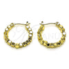 Oro Laminado Small Hoop, Gold Filled Style Polished, Golden Finish, 02.213.0411.20