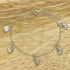 Sterling Silver Fancy Bracelet, Polished, Silver Finish, 03.401.0001.07 (02 MM Thickness, 7 Inches Length)