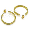 Oro Laminado Medium Hoop, Gold Filled Style Polished, Golden Finish, 02.210.0758.30