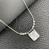 Sterling Silver Fancy Necklace, Snake and Ball Design, with White Cubic Zirconia, Polished, Silver Finish, 04.401.0002.18 (02 MM Thickness, 18 Inches Length)